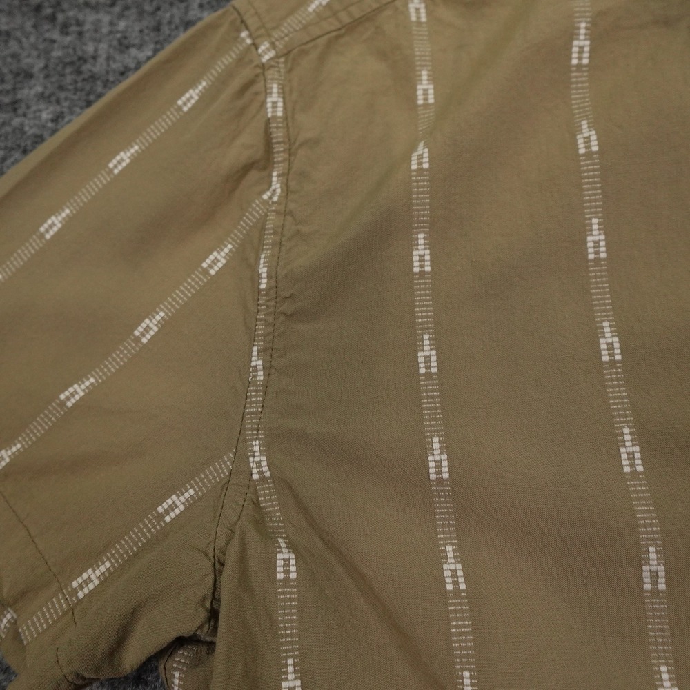 Katin Shirt Mens Medium Green Stripe Button Up Short Sleeve Casual Casual - Picture 10 of 14